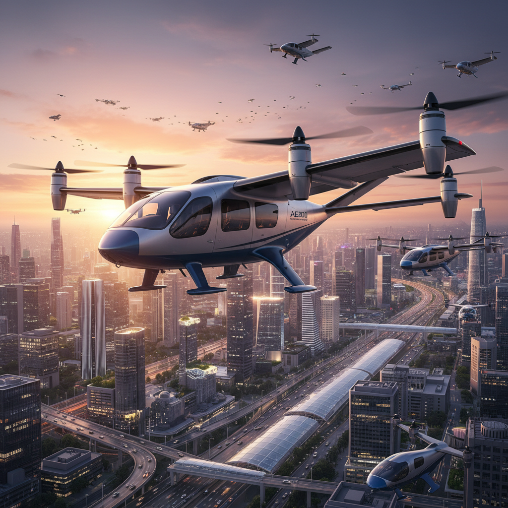 AE200 eVTOL Aircraft: Geely’s 5-Seat Flying Car Technology Demonstrator ...